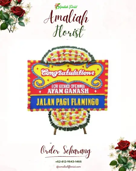 Sewa Papan Bunga Ujung Pandan